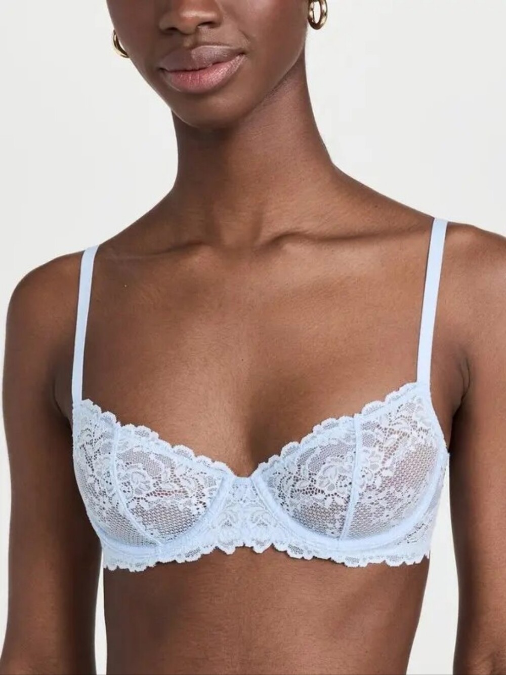 Natori Heavenly Blue Mist Lace Underwire Bra